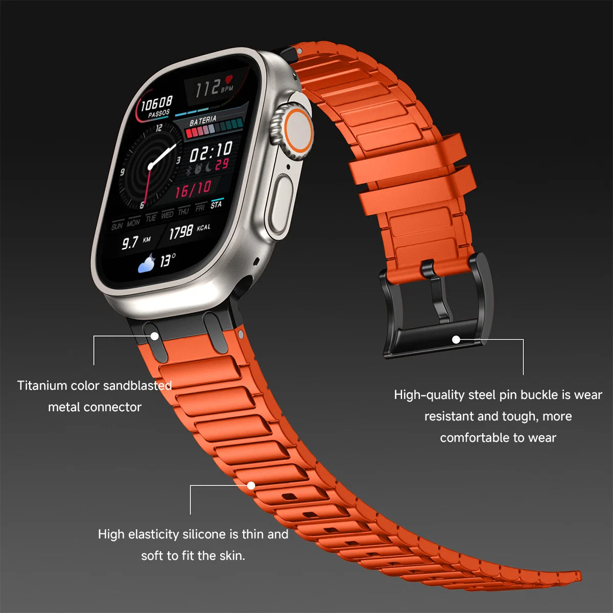 Metal Integration Band for Apple Watch Ultra