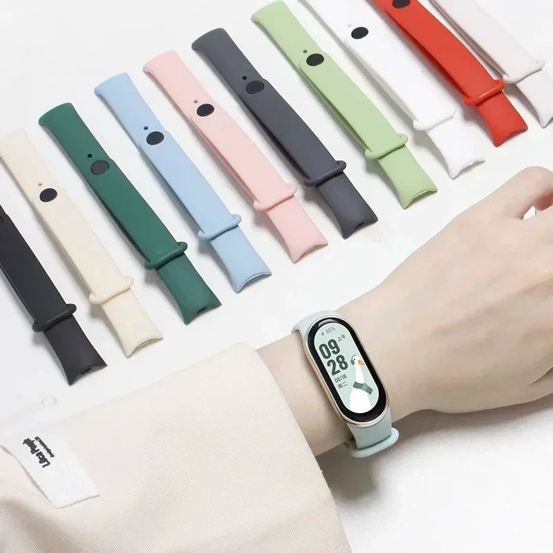 Silicone Strap for Xiaomi Mi Band 10 9 8 Strap NFC