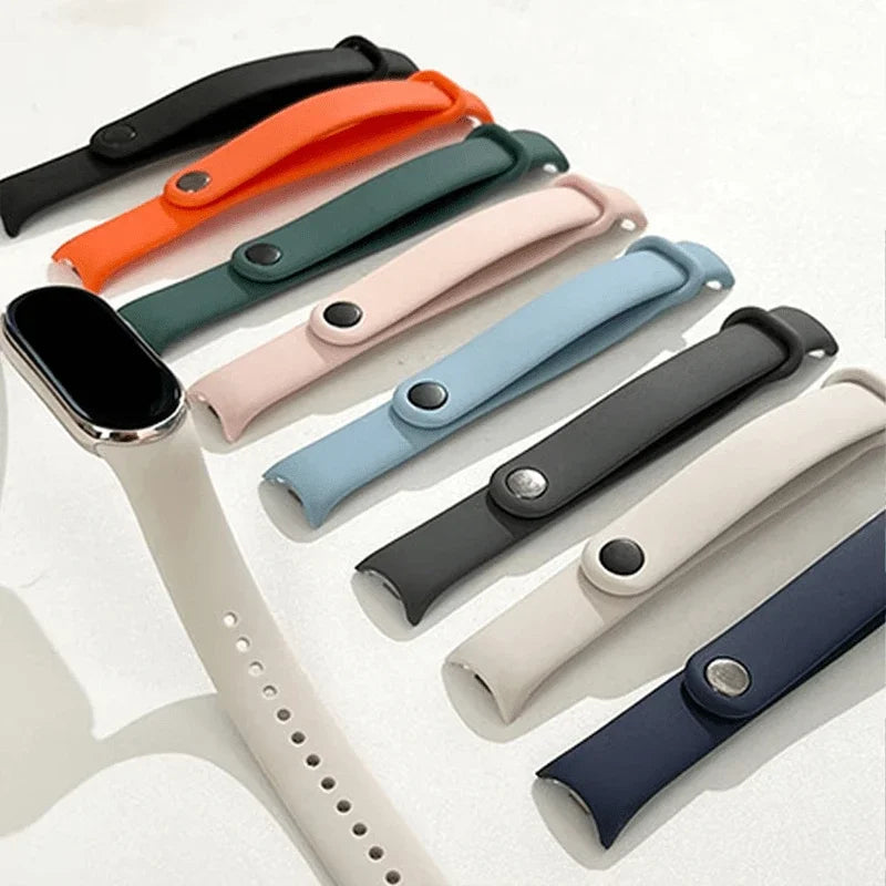 Silicone Strap for Xiaomi Mi Band 10 9 8 Strap NFC